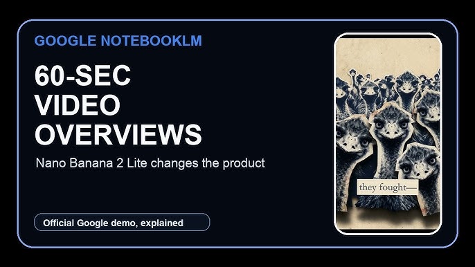 NotebookLM Short Video